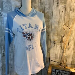 Blue and White Titans NFL Hoodie